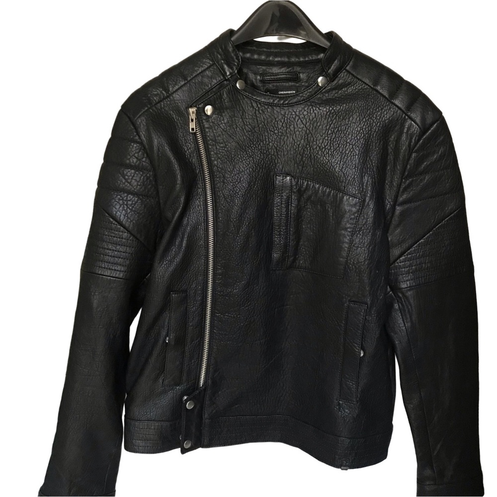 One Man Show Jadakiss Motorcycle Lambskin Jacket